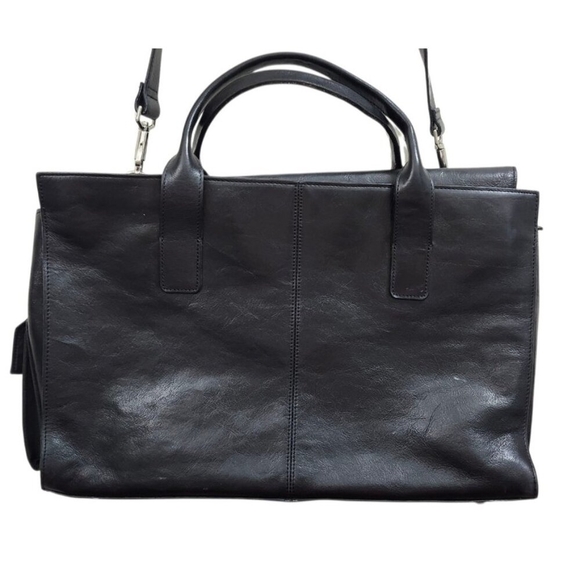 Wilsons Leather Pelle Studio Black Business Briefcase Laptop Handbag - Picture 5 of 16